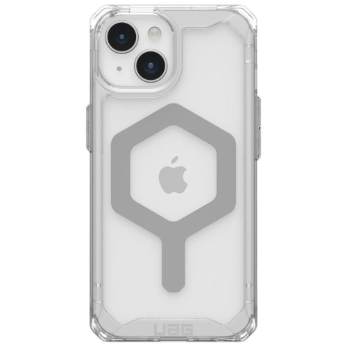 Image of Etui Urban Armor Gear Plyo MagSafe do iPhone 15, przezroczysto-srebrne