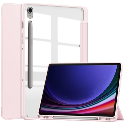 Image of Etui Bizon Case Tab Clear Matt do Galaxy Tab S9, jasnoróżowe