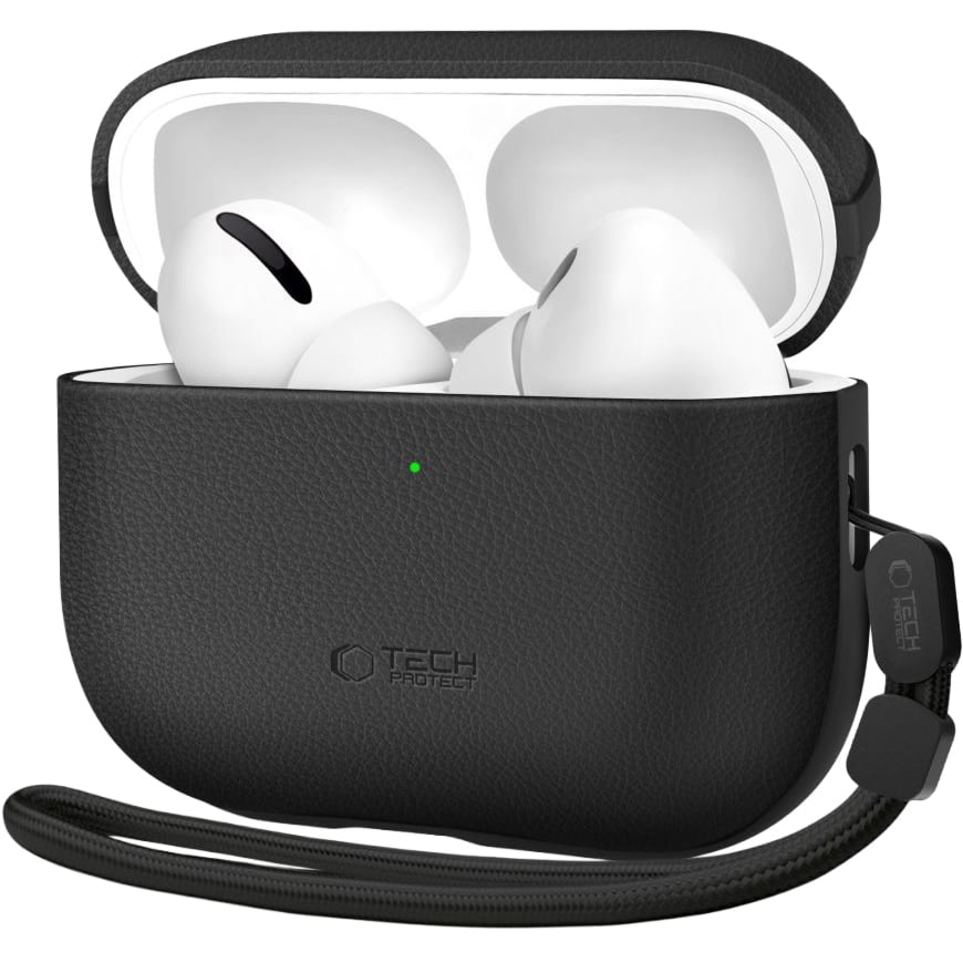 Etui Tech-Protect NaturalFit do AirPods Pro 3, czarne