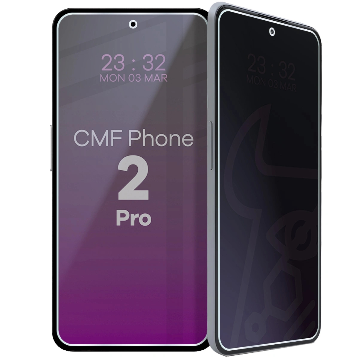 Prywatyzujące szkło hybrydowe Bizon Hybrid Shadow do Nothing CMF Phone 2 Pro, matowe