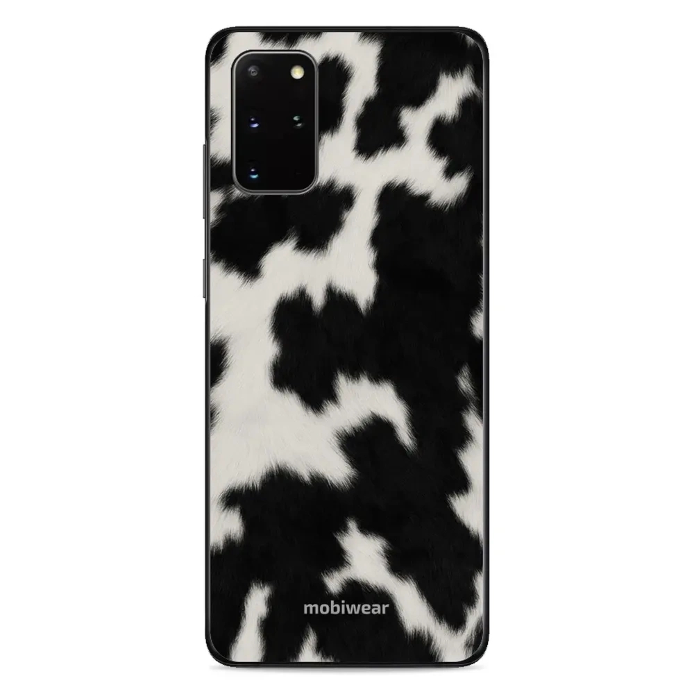 Etui ochronne do Galaxy S20 Plus, Mobiwear Glossy Case, krowie futerko