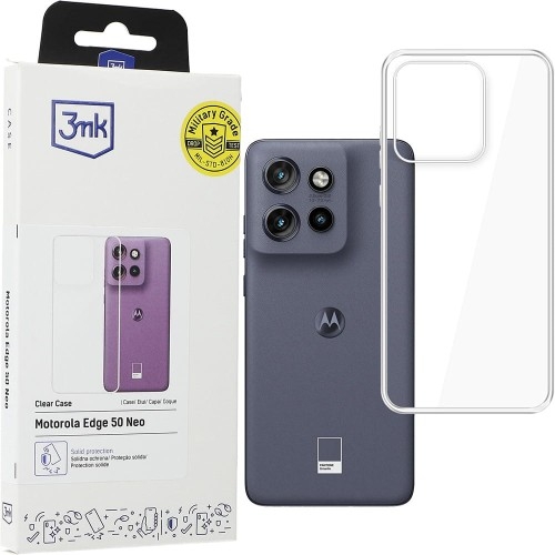 Image of Etui 3mk Clear Case do Motorola Edge 50 Neo, przezroczyste