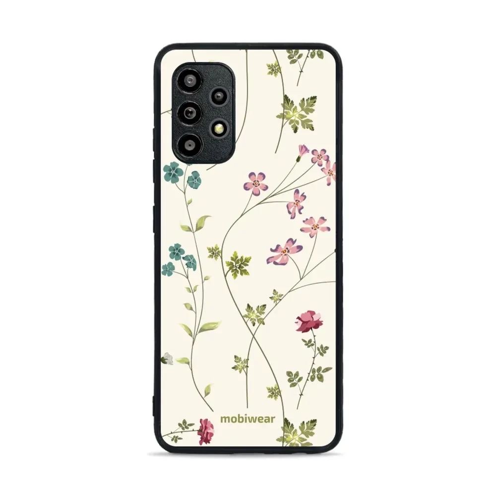 Etui ochronne do Galaxy A32 4G, Mobiwear Glossy Case, sielski kwiat