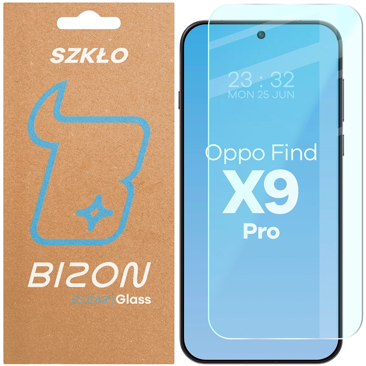Szkło hartowane Bizon Glass Clear do Oppo Find X9 Pro