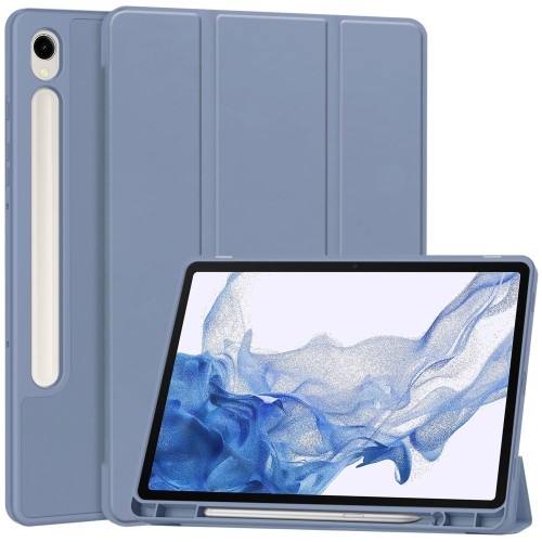 Image of Etui Bizon Case Tab Lizard do Galaxy Tab S9, fioletowe