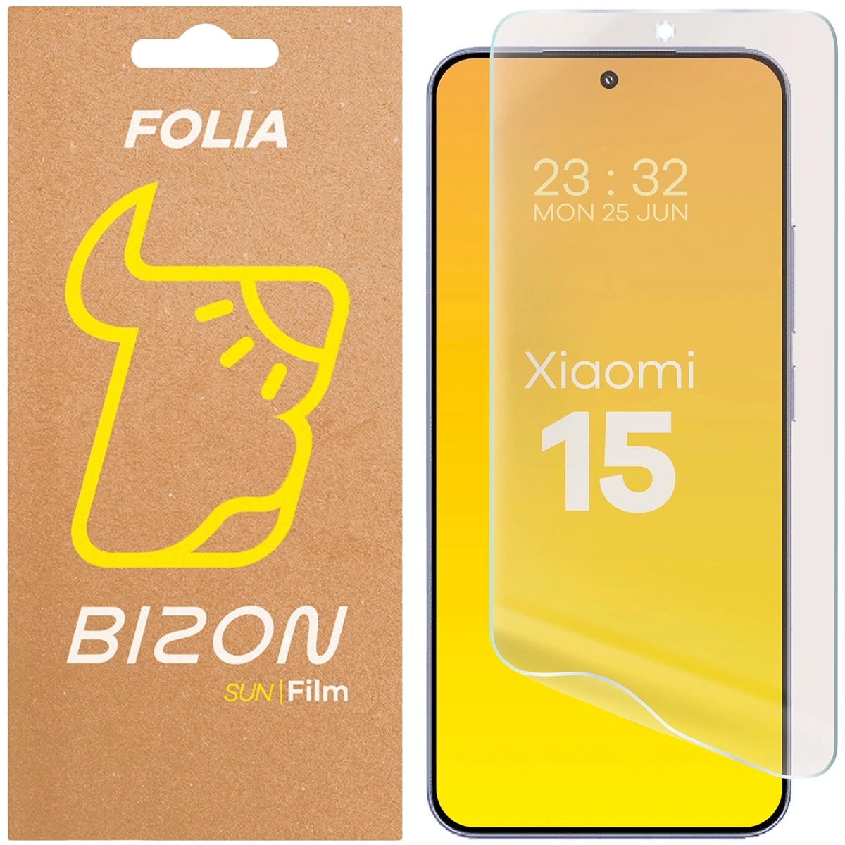 Folia matowa Bizon Film Sun do Xiaomi 15, 1 sztuka
