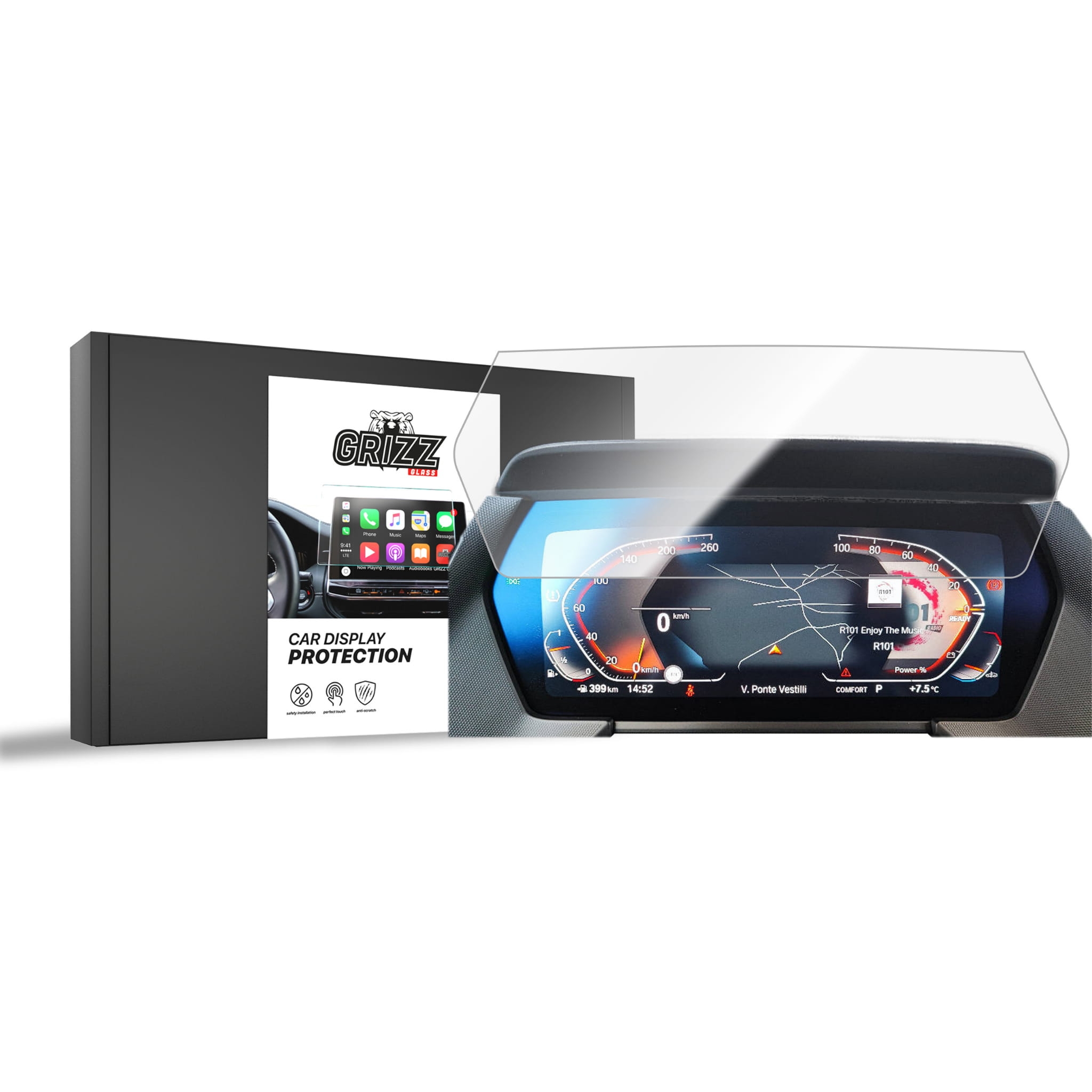 Image of Folia ceramiczna Grizz Protector do BMW 1 F40 Live Cockpit 10,25" (2019-2024)