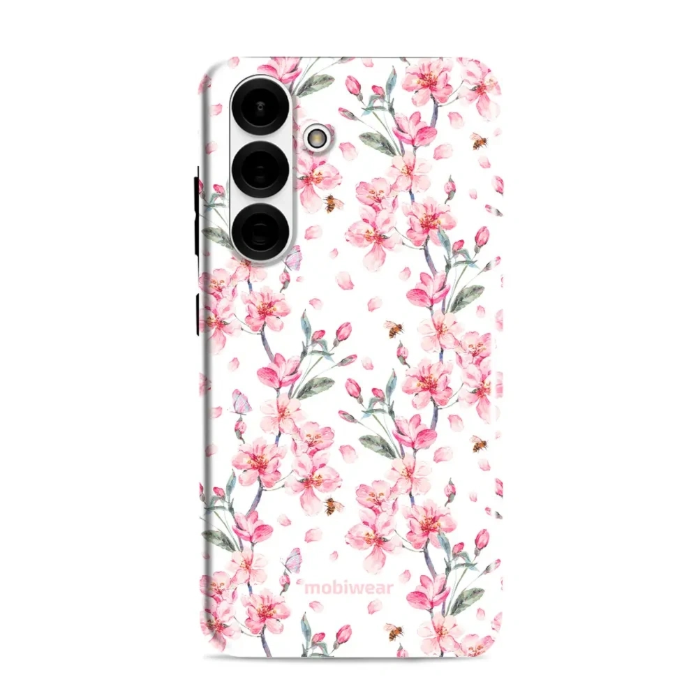 Etui ochronne do Galaxy S25 Plus, Mobiwear Elite Pro, japoński bukiet