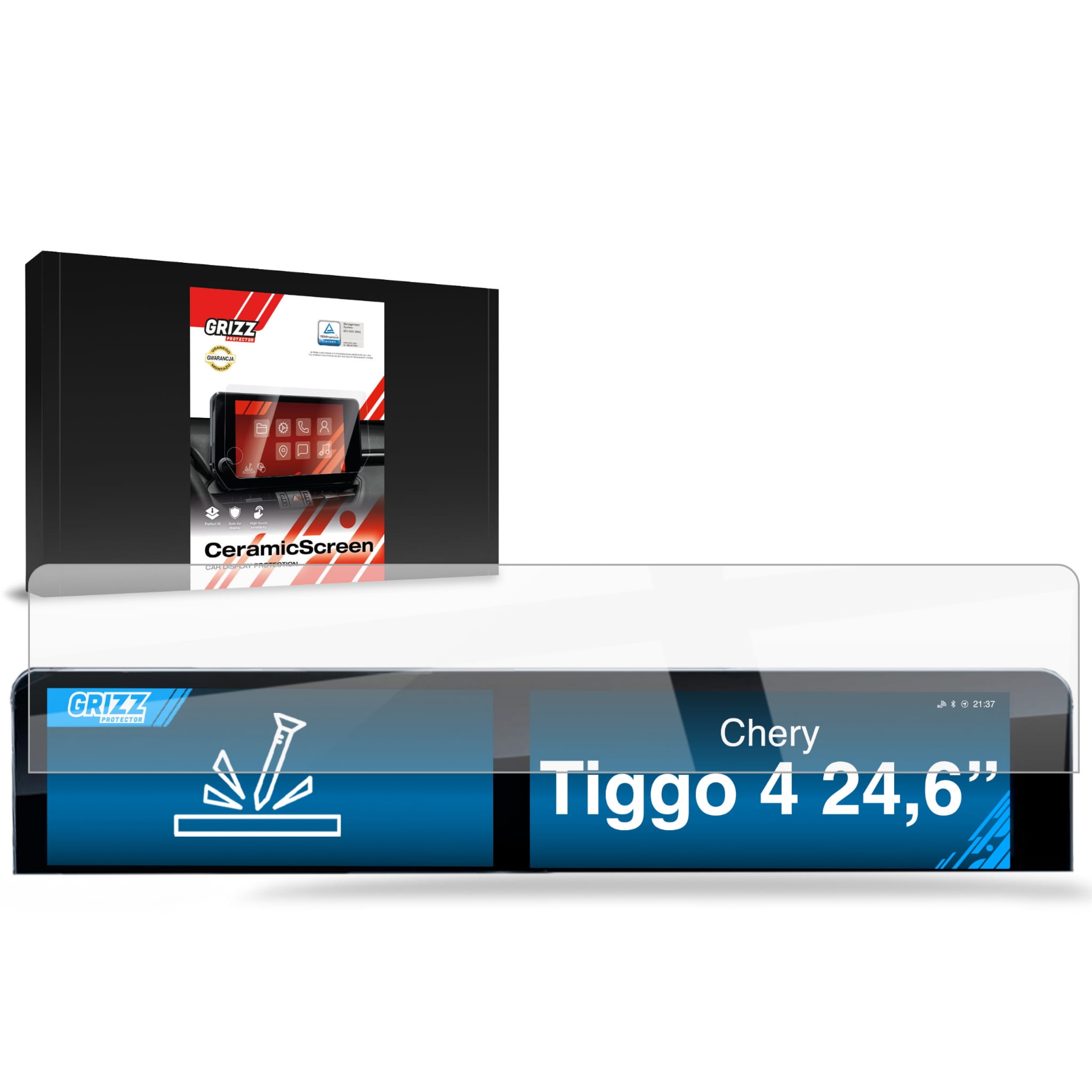 Folia ceramiczna Grizz Protector do Chery Tiggo 4 24,6″ (2025-2026)