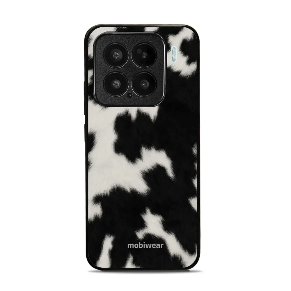 Etui ochronne do Xiaomi 15, Mobiwear Glossy Case, krowie futerko
