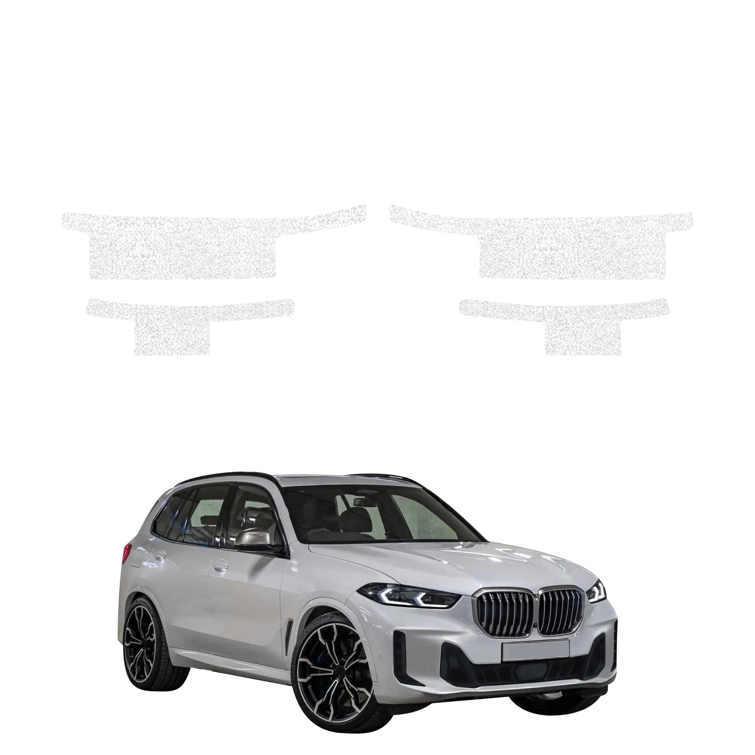 4w1 Biała powłoka techniczna Grizz Protector na progi BMW X5 G05 (2023-2026)