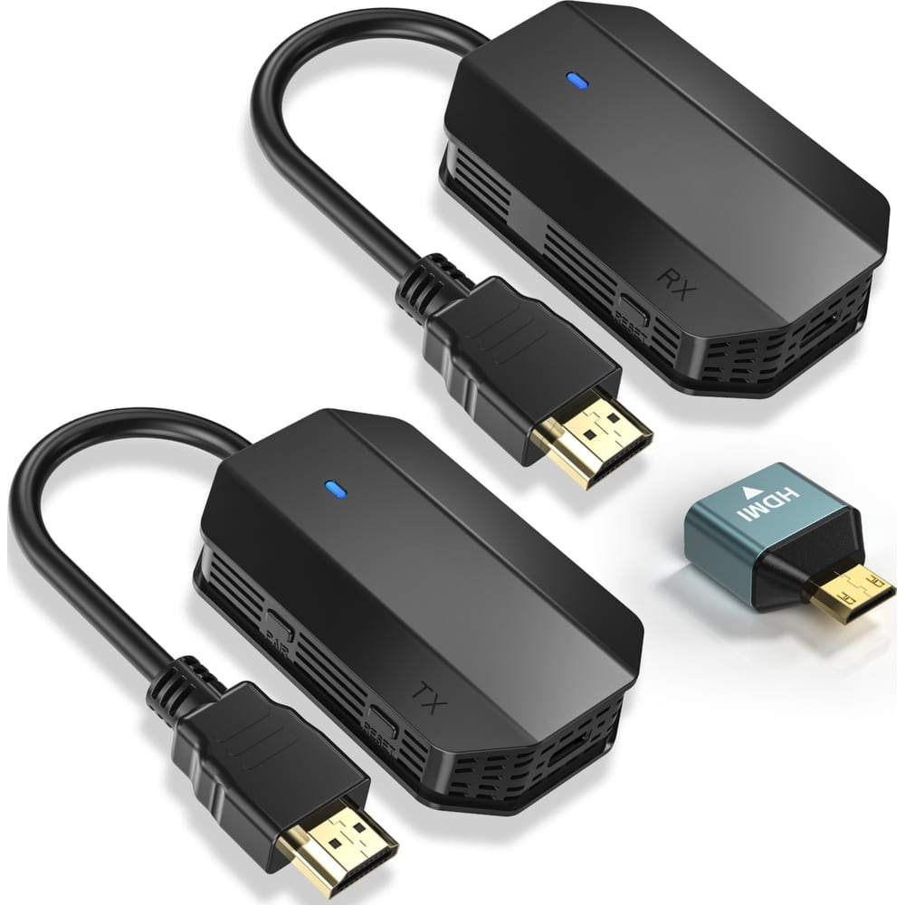 Transmiter HDMI XENSO HW99, HDMI 1.4 1080p 60Hz, zasięg do 50 m, czarny