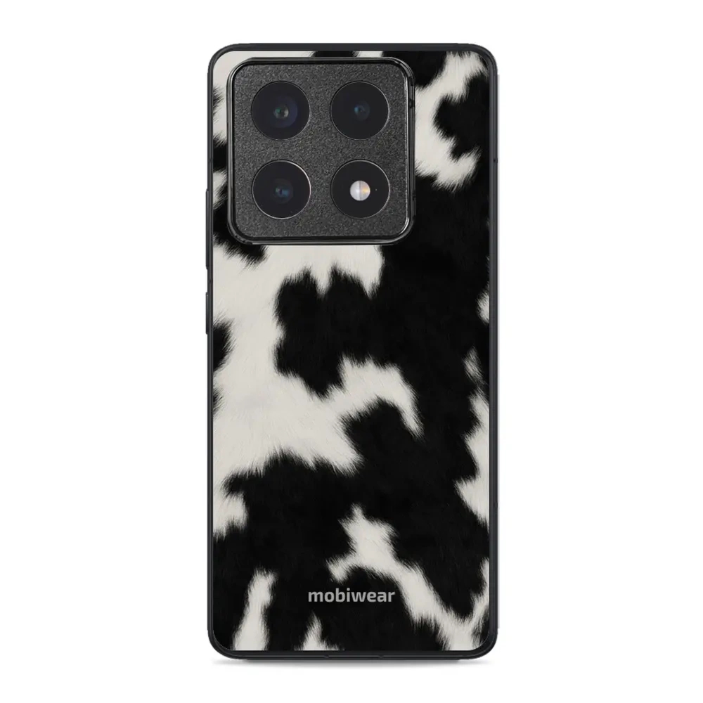 Etui ochronne do Xiaomi 14T Pro, Mobiwear Glossy Case, krowie futerko