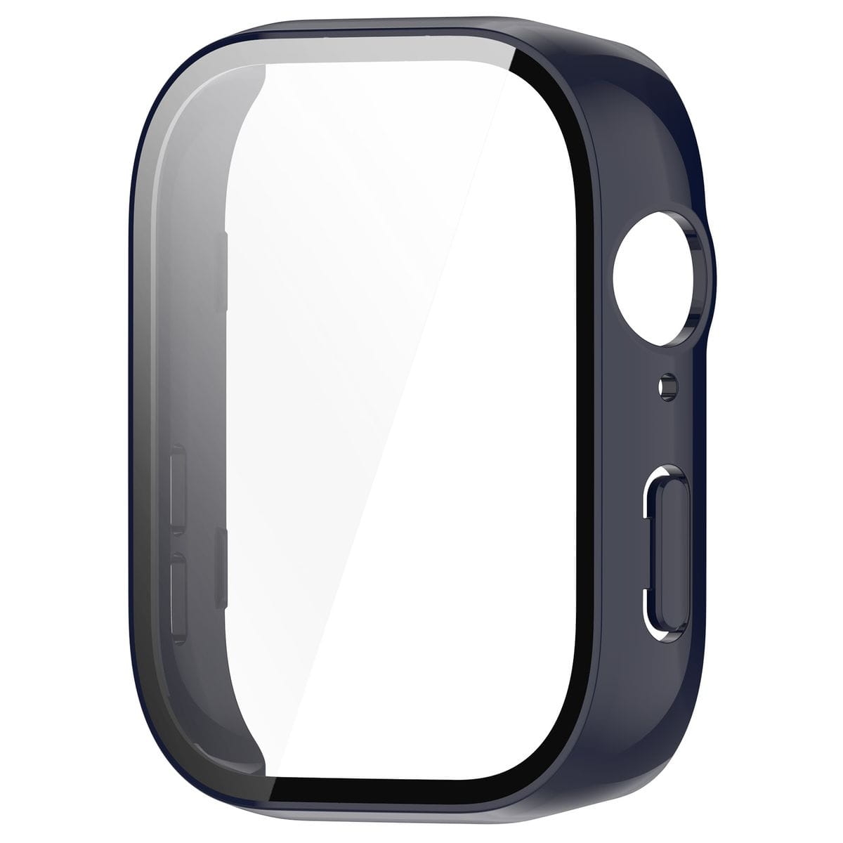 Image of Etui Bizon Case+Glass Watch do Huawei Watch Fit 3, niebieskie