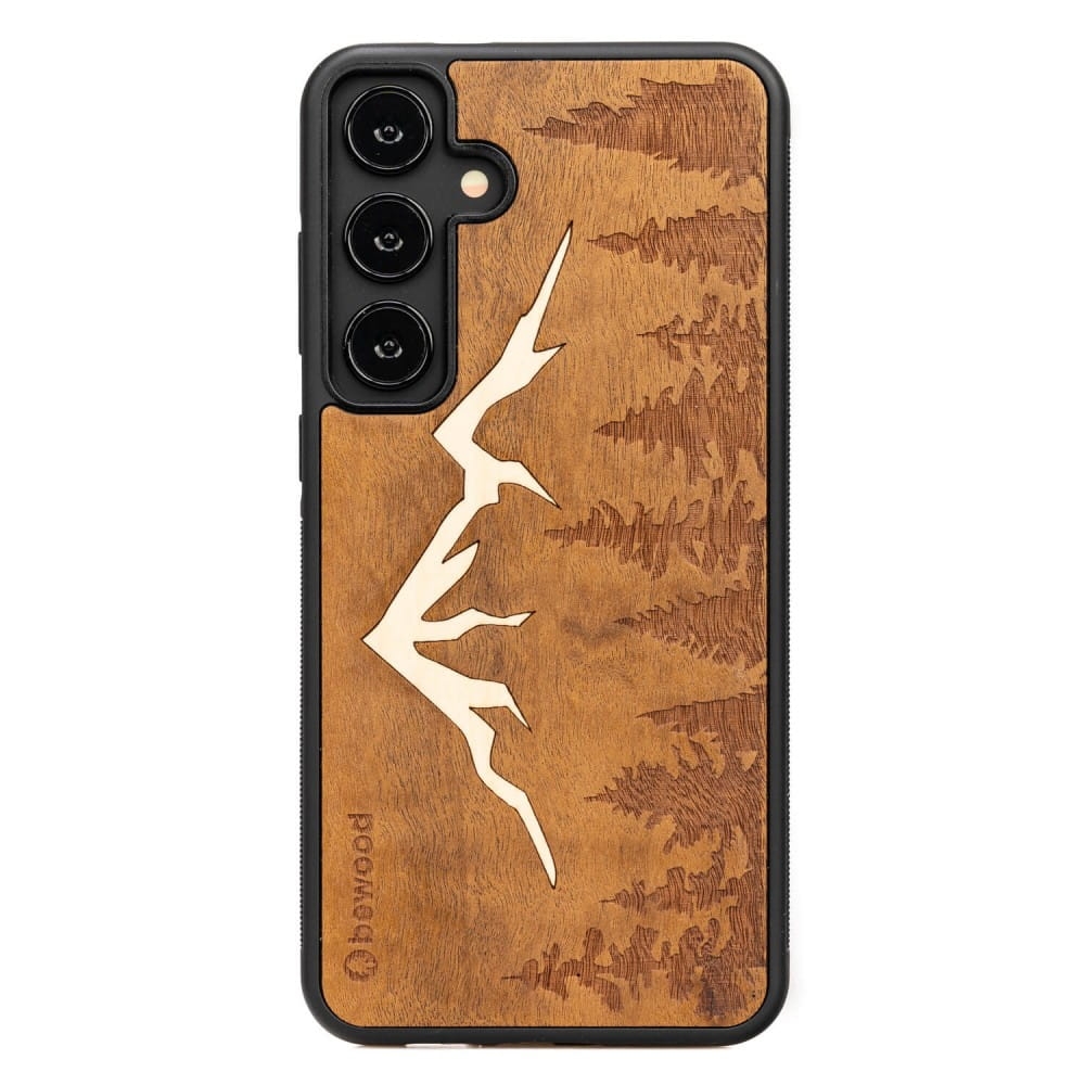 Image of Drewniane etui do Galaxy S25 Plus, Bewood Góry Imbuia