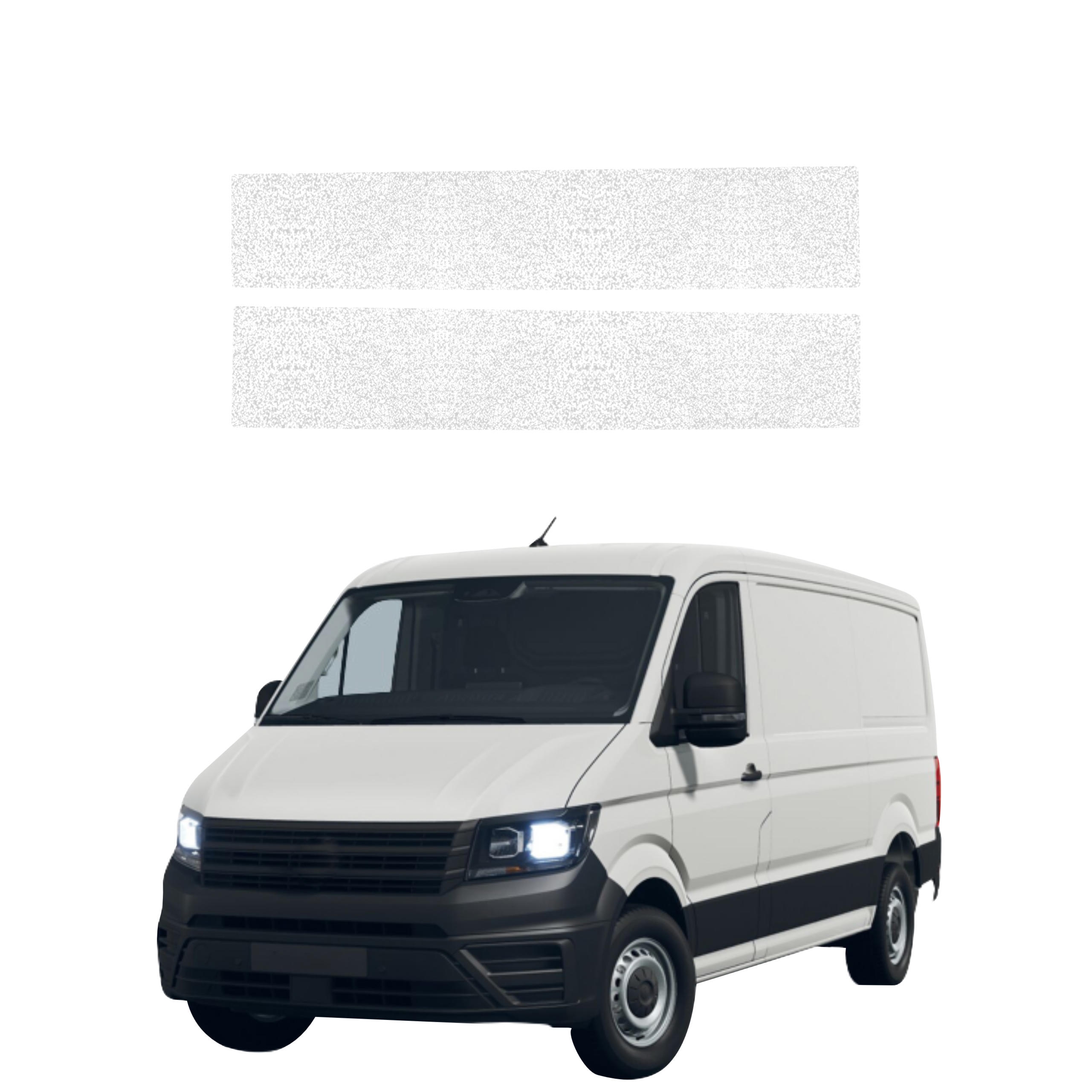 2w1 Biała powłoka techniczna Grizz Protector na przednie progi Volkswagen Crafter (2016-2026)