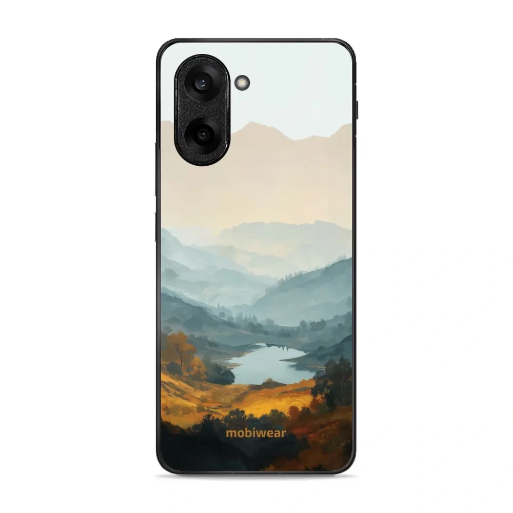 Etui ochronne do OnePlus Nord CE5 5G, Mobiwear Glossy Case, jezioro w dolinie