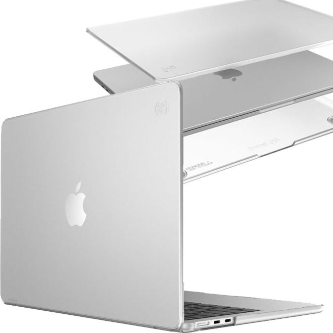 OUTLET: Etui Speck SmartShell do MacBook Air 13.6″ M5 / M4 / M3 / M2, przezroczyste matowe