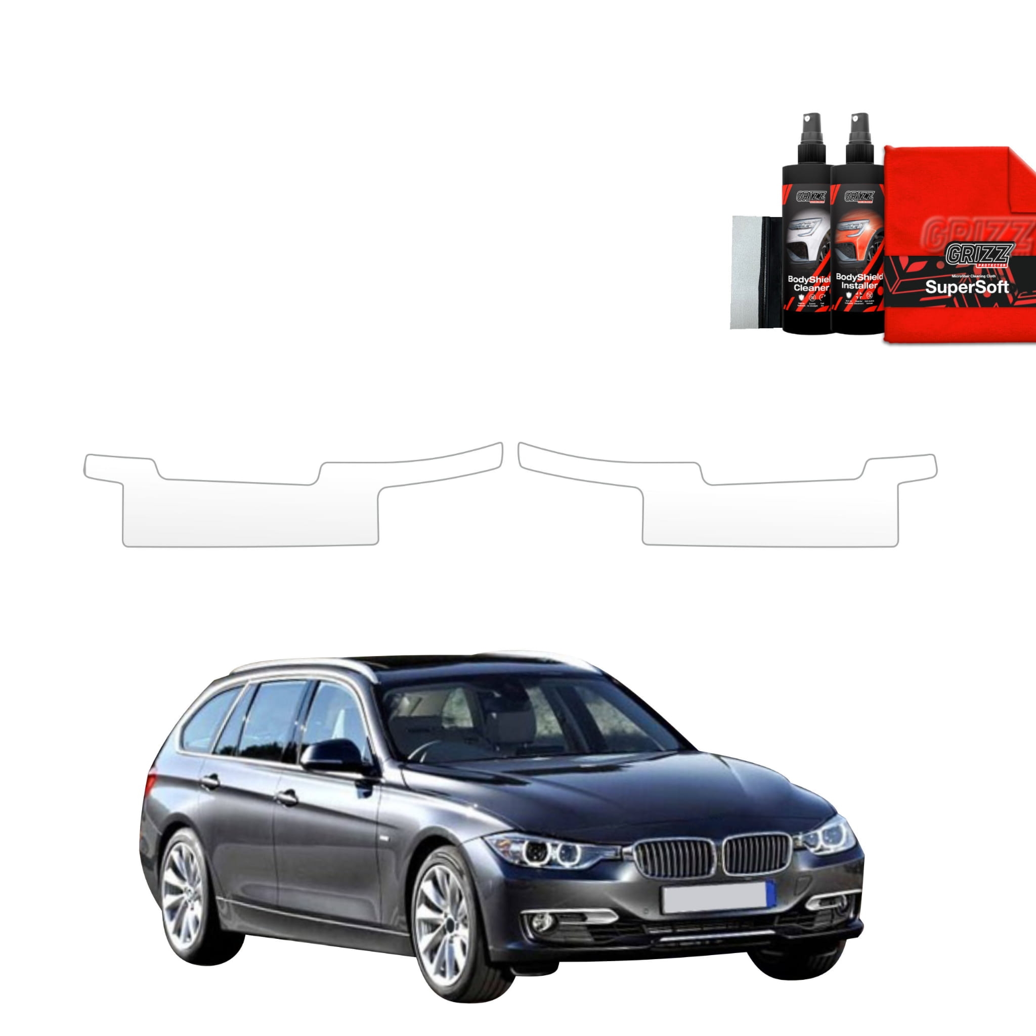 2w1 Folia ochronna na progi Grizz Protector do BMW 3 F31 Kombi Pre-LCI (2011-2015)
