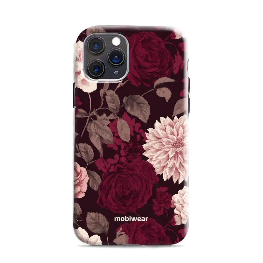 Etui ochronne do iPhone 11 Pro, Mobiwear Elite Pro, wino i dalie