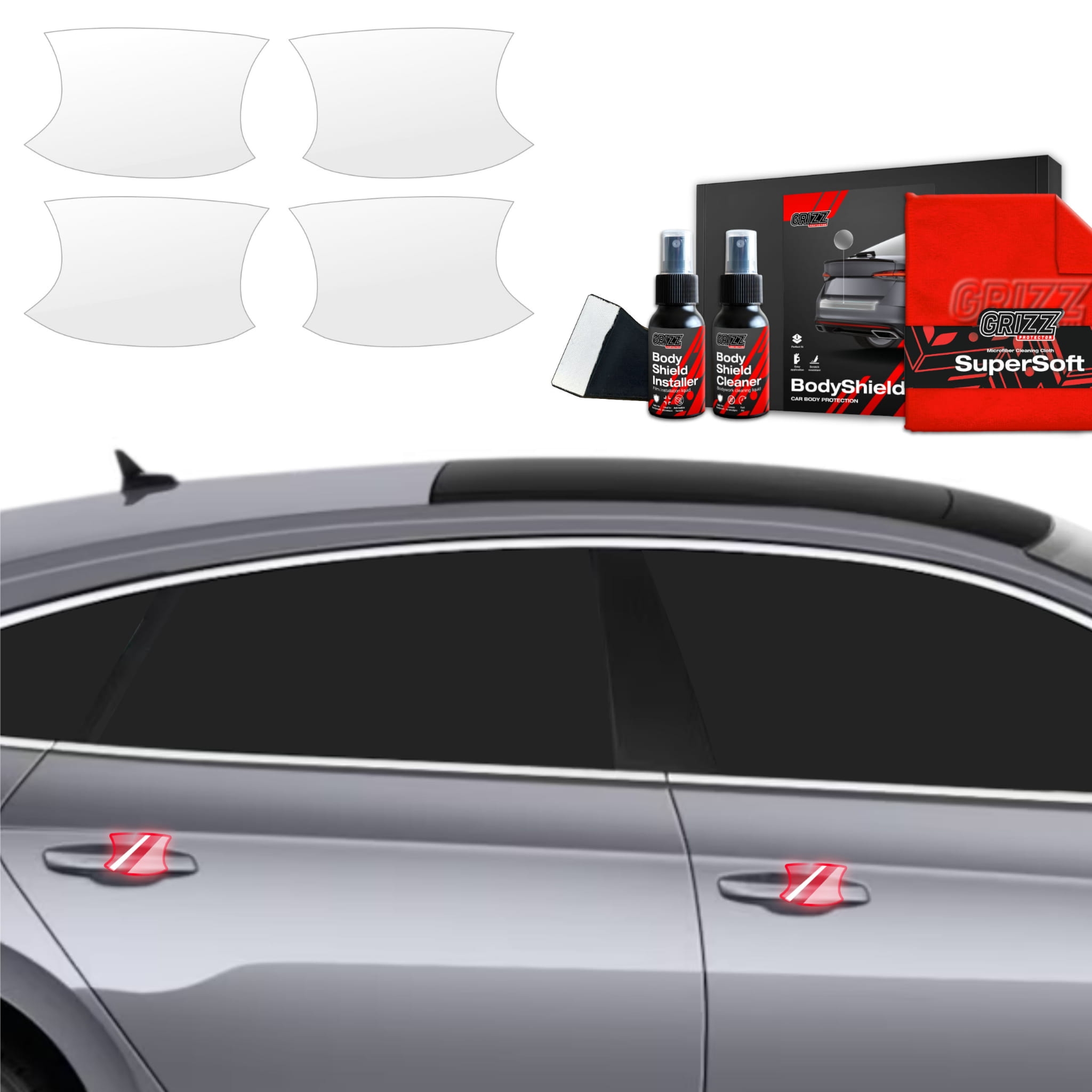 4w1 Folia ochronna pod klamki Grizz Protector do Volkswagen VW Arteon (2024-2025)