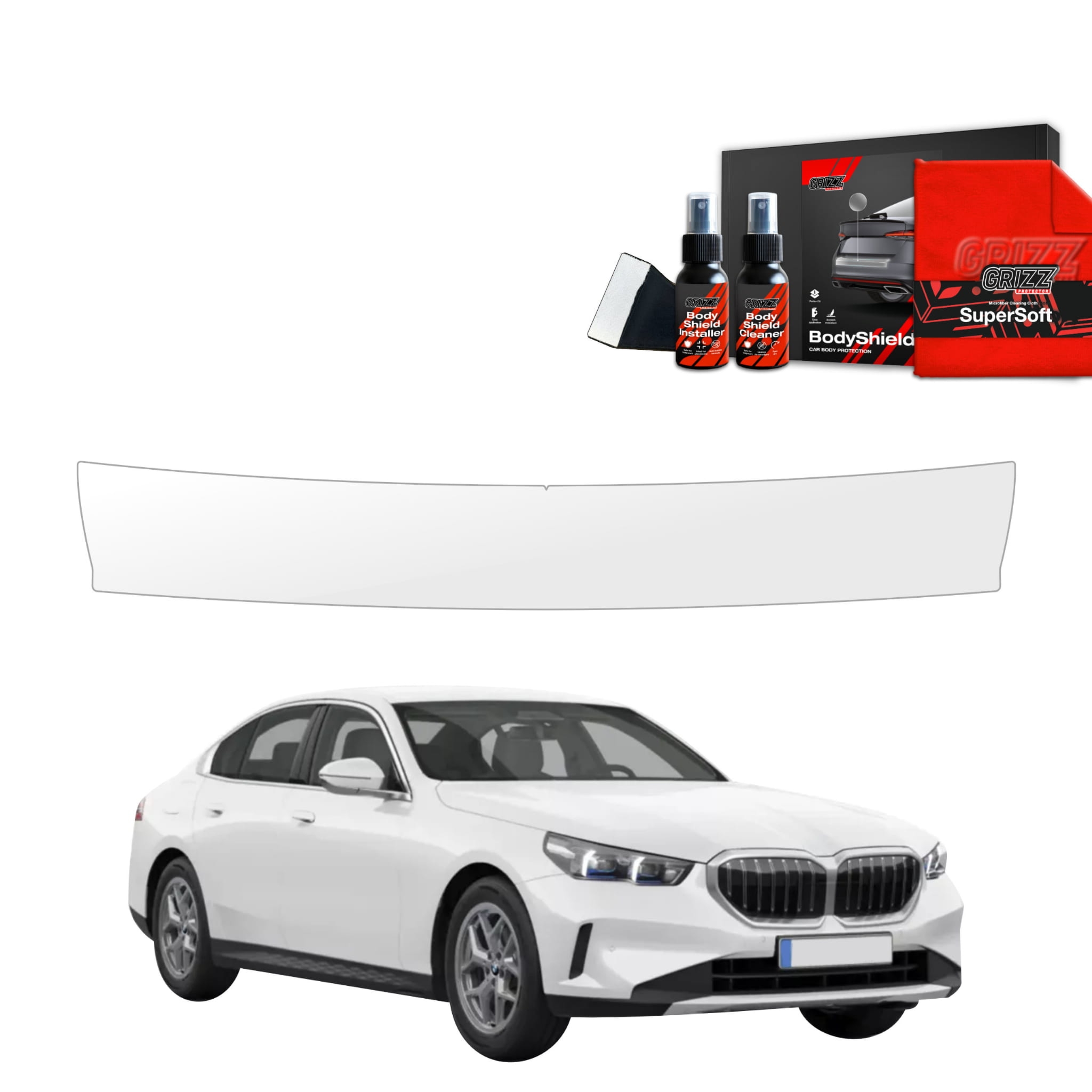 Folia ochronna Grizz Protector na próg bagażnika do BMW 5 Sedan G60 520i (2024-2026)