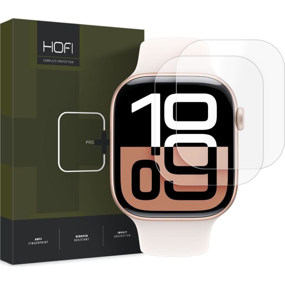 Folia hydrożelowa Hofi Hydroflex Pro+ do Apple Watch 11 / 10 (42 mm), 2 sztuki