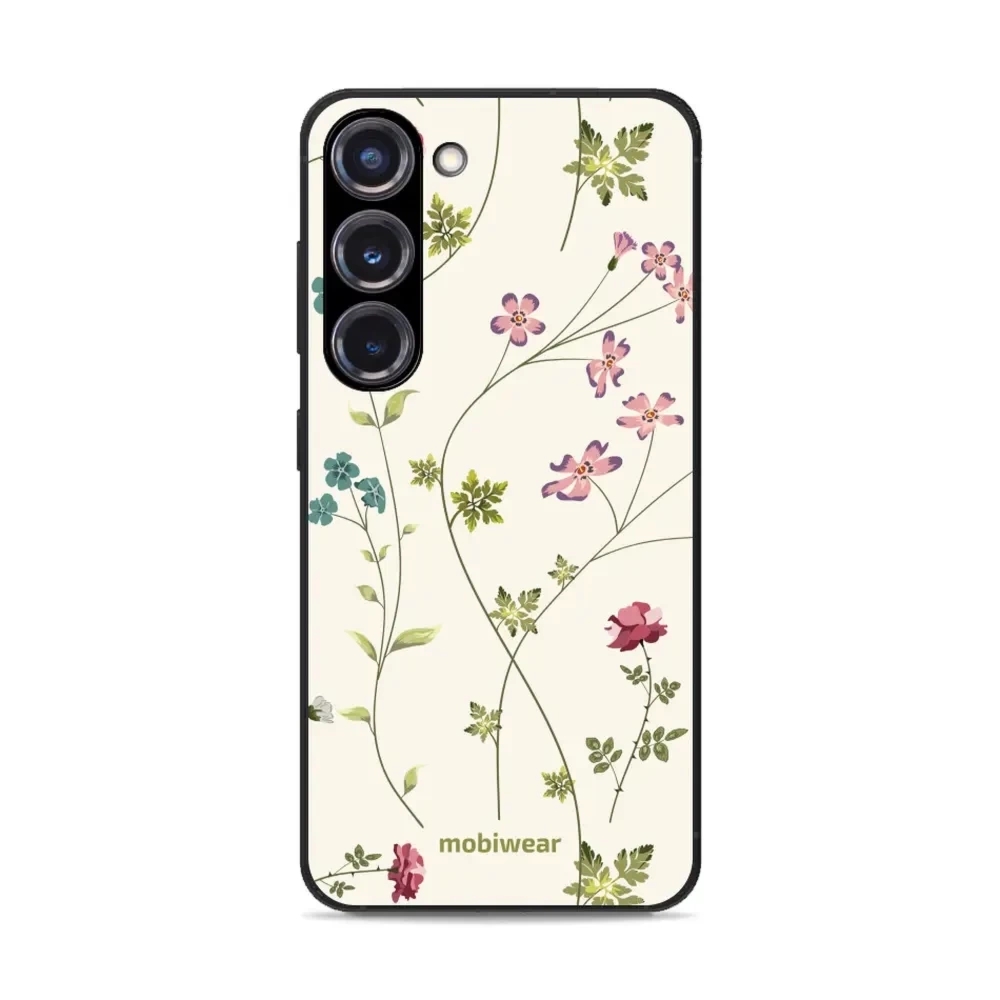 Etui ochronne do Galaxy S23 Plus, Mobiwear Glossy Case, sielski kwiat