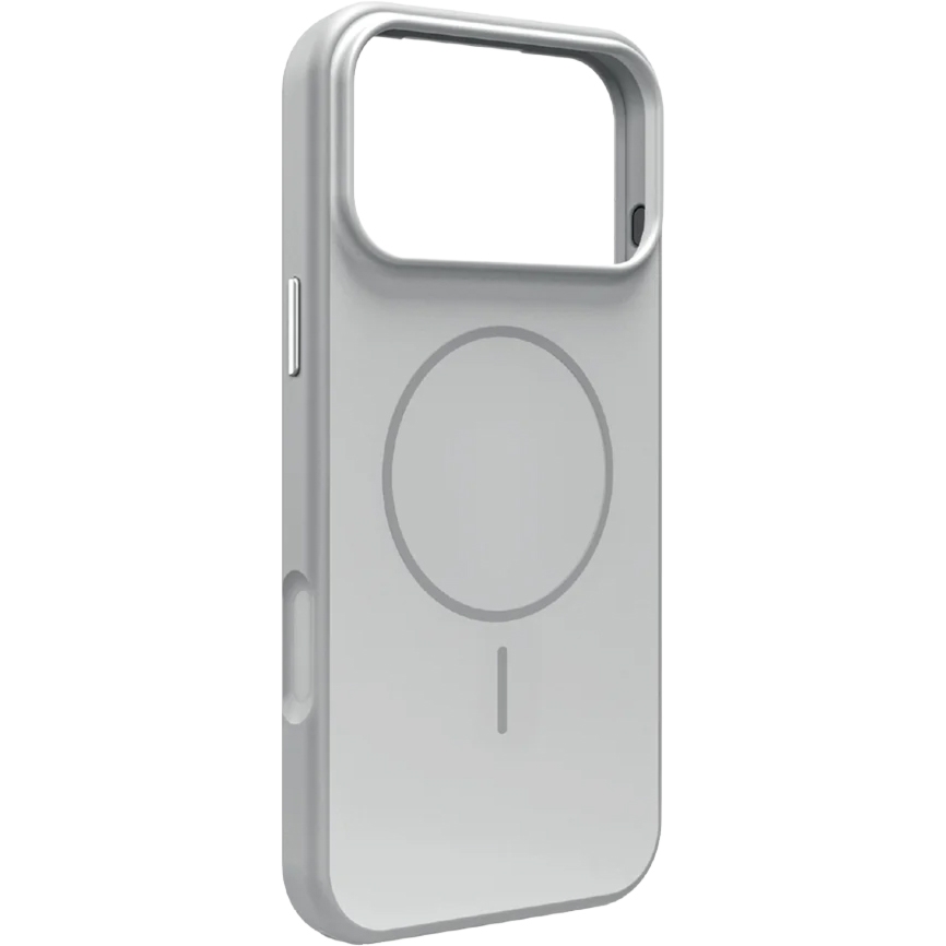 Etui Puro Blend Mag do iPhone 18 Pro / 17 Pro do MagSafe, srebrne
