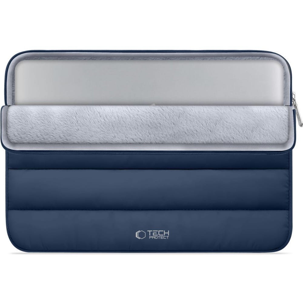 Uniwersalne etui na laptopa 15″-16″, Tech-Protect Fluffy, granatowe