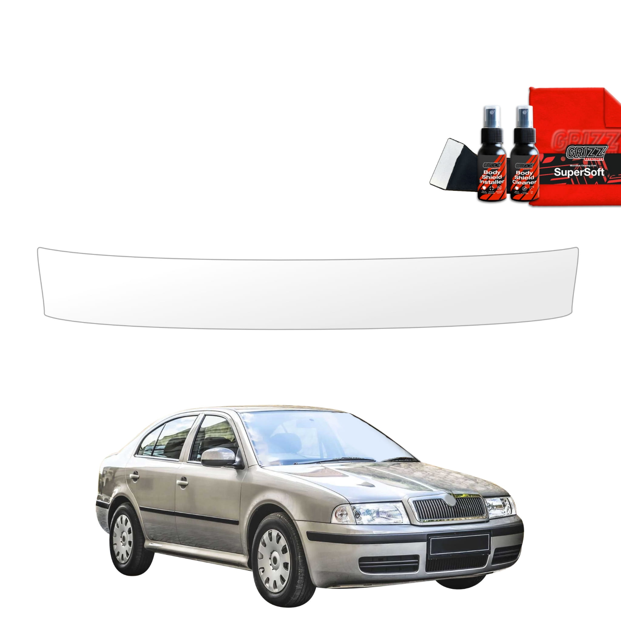 Folia ochronna na próg bagażnika Grizz Protector do Skoda Octavia (1996-2010)