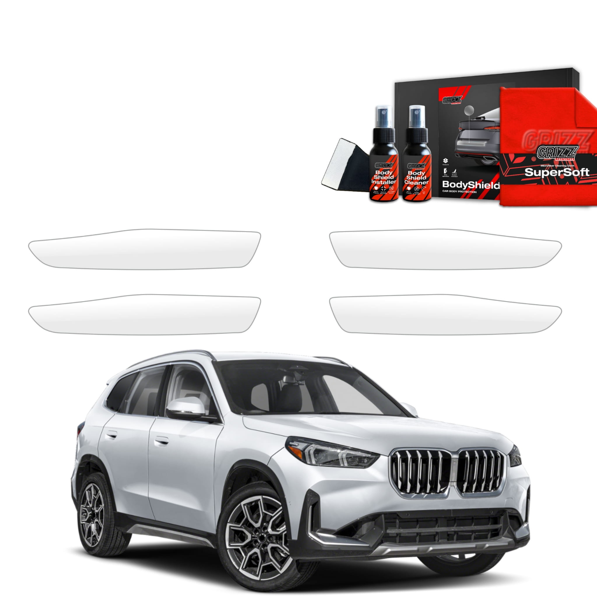 4w1 Folia ochronna Grizz Protector pod klamki do BMW X1 (2023-2026)