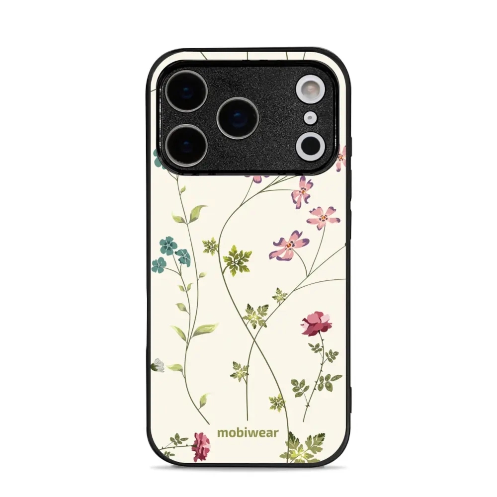 Etui ochronne do iPhone 17 Pro, Mobiwear Glossy Case, sielski kwiat