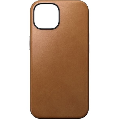 Image of Skórzane etui Nomad Modern Leather MagSafe do iPhone 15, brązowe