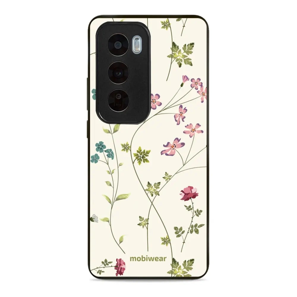 Etui ochronne do Oppo Reno 12 Pro, Mobiwear Glossy Case, sielski kwiat