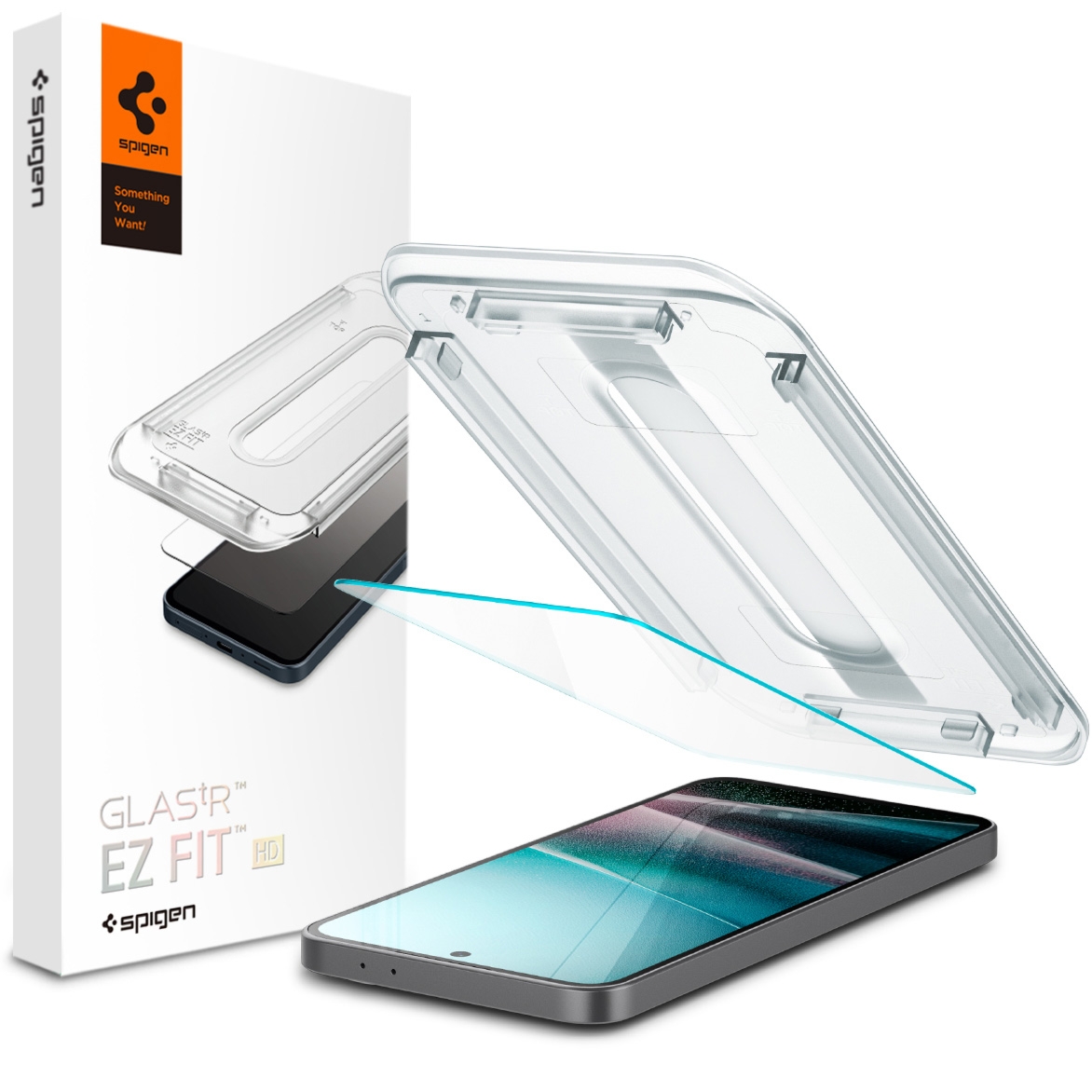 Szkło do etui + Aplikator Spigen Glas.tR EZ Fit 1-Pack do Galaxy A37 5G / A36 5G