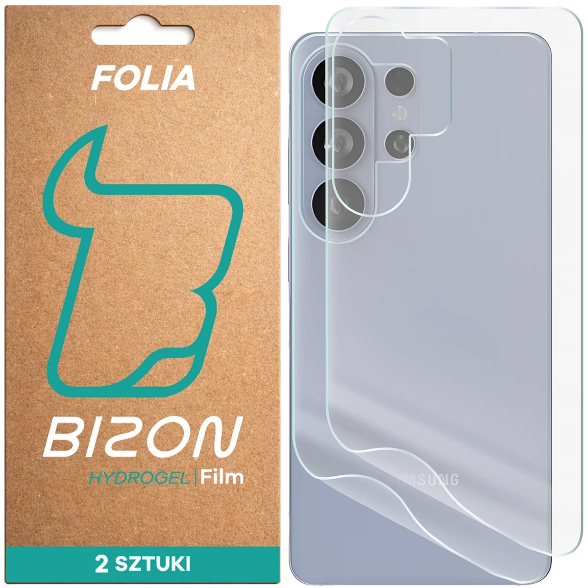 Folia hydrożelowa na tył Bizon Film Hydrogel Back Duo do Galaxy S26 Ultra, 2 sztuki