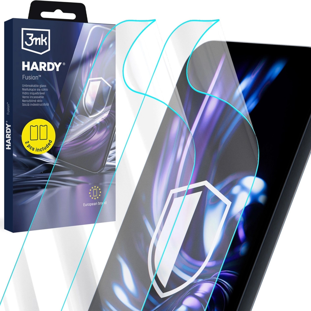 Szkło hybrydowe, 3mk Hardy Fusion do Vivo X500 Pro Max, 2 sztuki