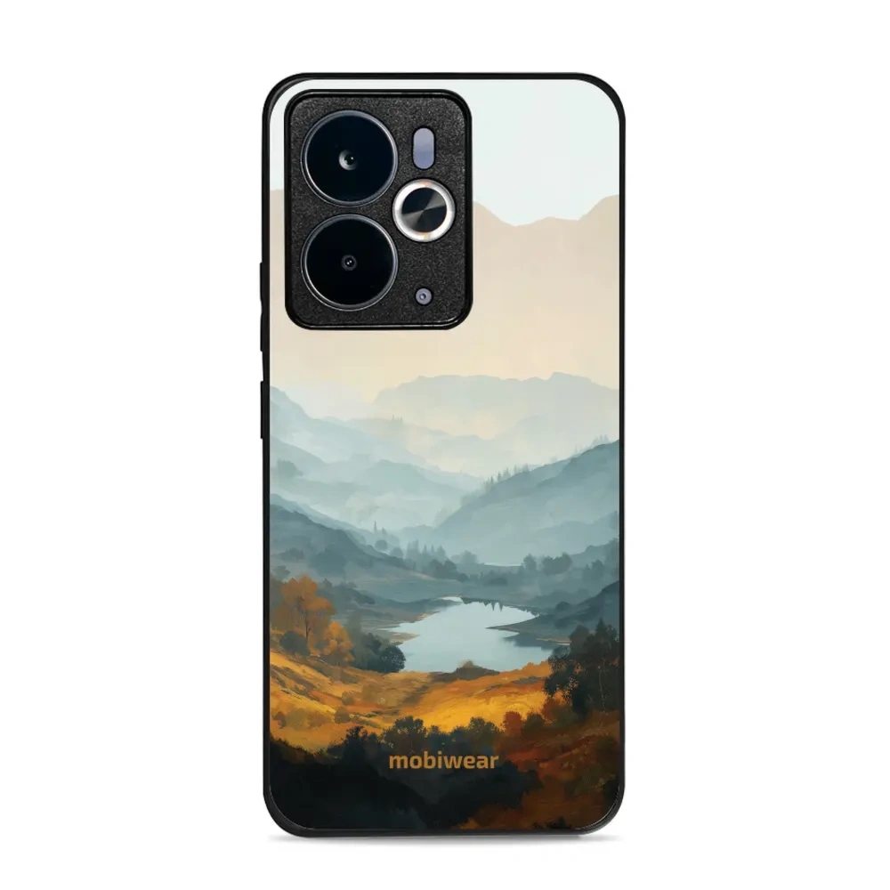 Etui ochronne do realme 14T 5G, Mobiwear Glossy Case, jezioro w dolinie
