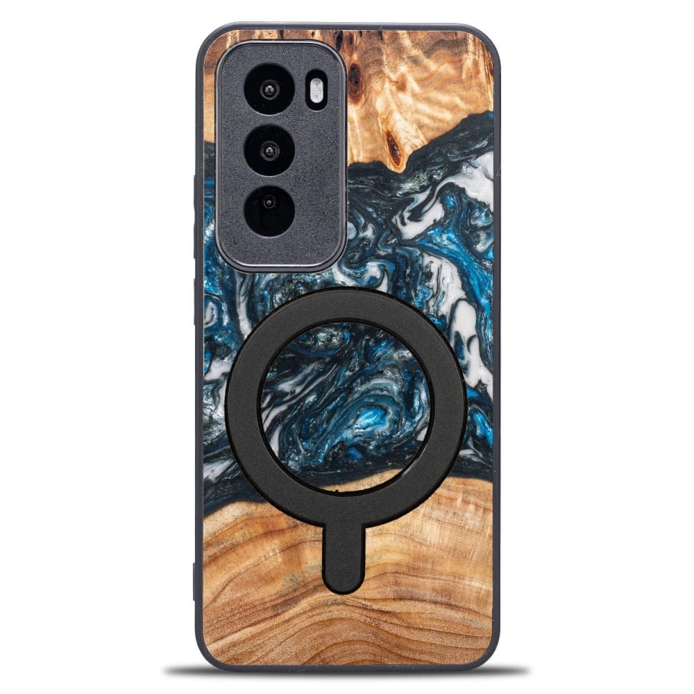 Drewniane etui do Oppo Reno 12, Bewood Unique Planets Ziemia do MagSafe