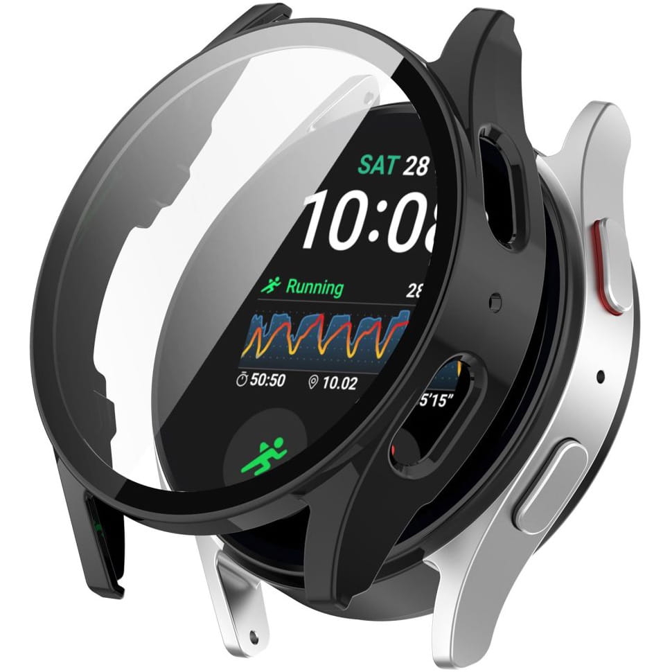Image of Etui + szkło Tech-Protect Defense360 do Samsung Galaxy Watch 7 44mm, czarne