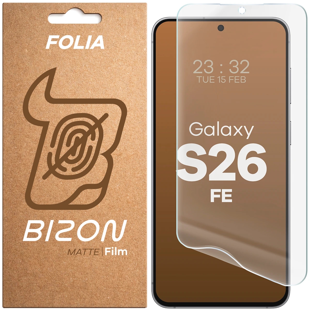 Folia matowa Bizon Film Matte do Galaxy S26 FE, 1 sztuka