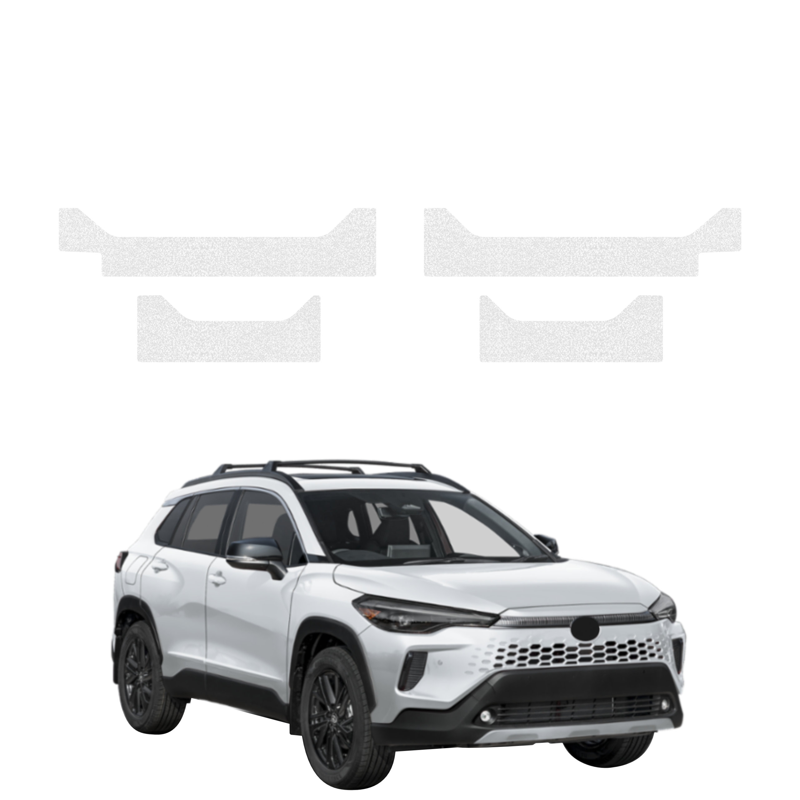 4w1 Bezbarwna powłoka techniczna Grizz Protector na progi Toyota Corolla Cross (2026)