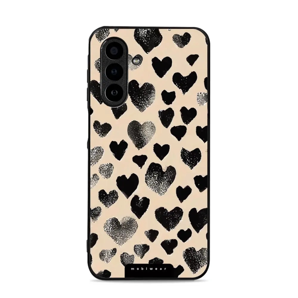 Etui ochronne do Galaxy A17 5G, Mobiwear Glossy Case, beżowa miłość