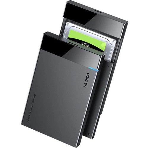 Image of Kieszeń, obudowa na dysk SSD / HDD Ugreen 2,5'' USB-C 3.0 (5 GB/s) + kabel 0,5 m, czarna
