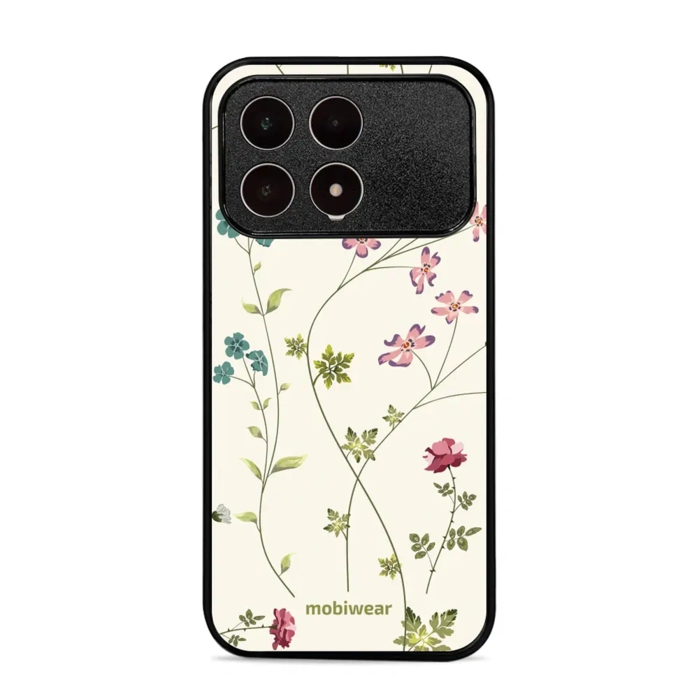 Etui ochronne do Xiaomi POCO F8 Pro, Mobiwear Glossy Case, sielski kwiat