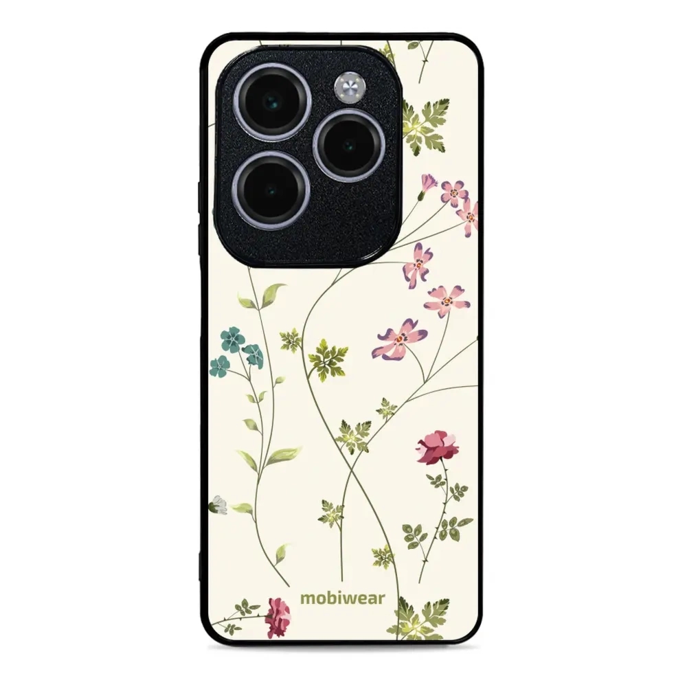 Etui ochronne do Infinix Hot 40 Pro, Mobiwear Glossy Case, sielski kwiat