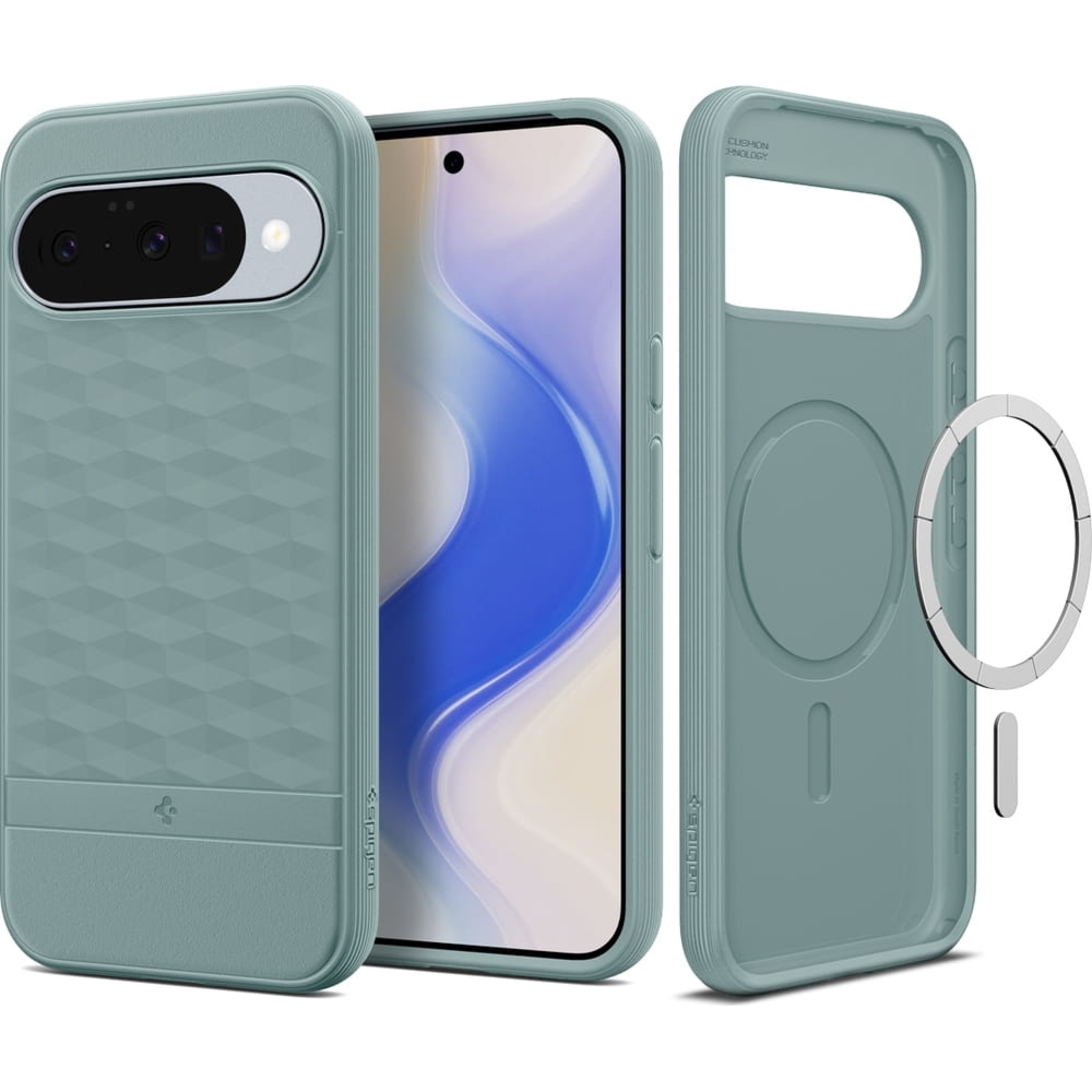 Etui Spigen Parallax Mag do MagSafe do Pixel 10 Pro / Pixel 10, zielone