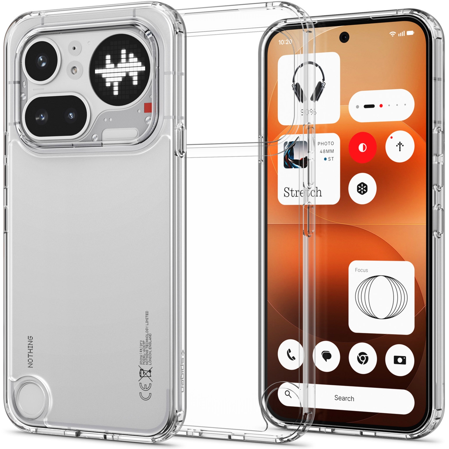 Etui Spigen Ultra Hybrid do Nothing Phone 4a Pro, przezroczyste
