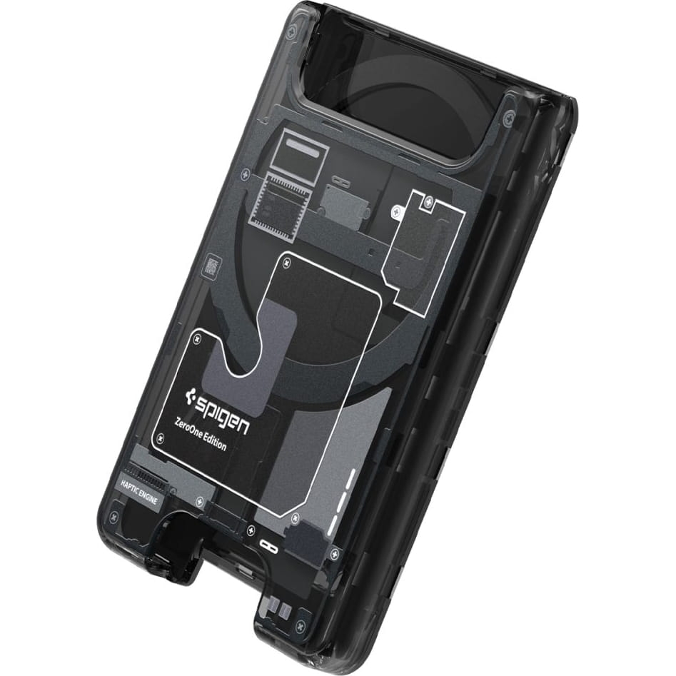 Image of Portfel na karty Spigen Ultra Hybrid Mag Wallet do MagSafe, przydymiony-szary (Zero One)